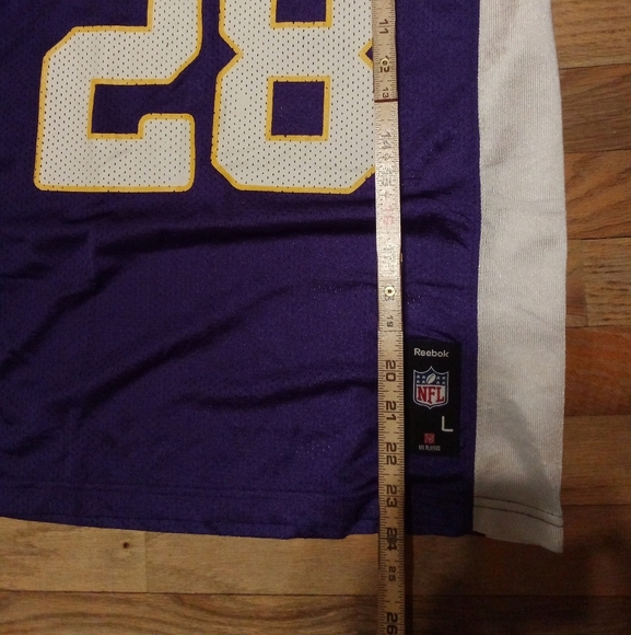 Adrian Peterson Vikings Reebok Jersey NFL Team Apparel YOUTH Large 14-16 - Picture 4 of 10
